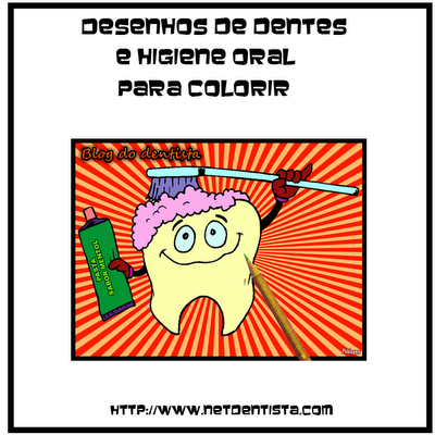 desenhos de odontologia para colorir