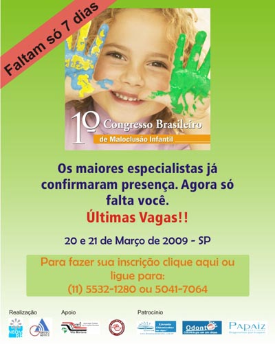 1º congresso de maloclusão infantil